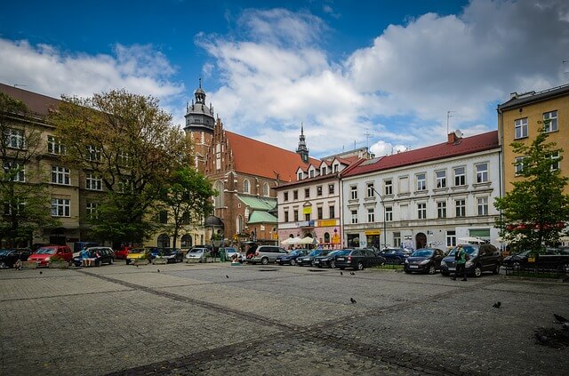 Rynek w Kazimierzu w Krakowie