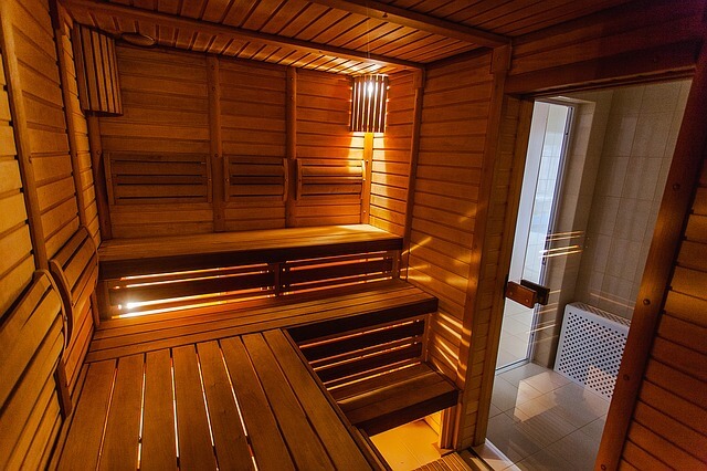 Wejście do sauny