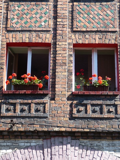 Nikiszowiec fasada okna