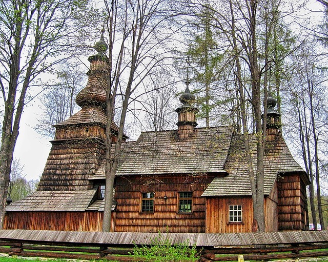 Cerkiew drewniana w Beskidzie Niskim